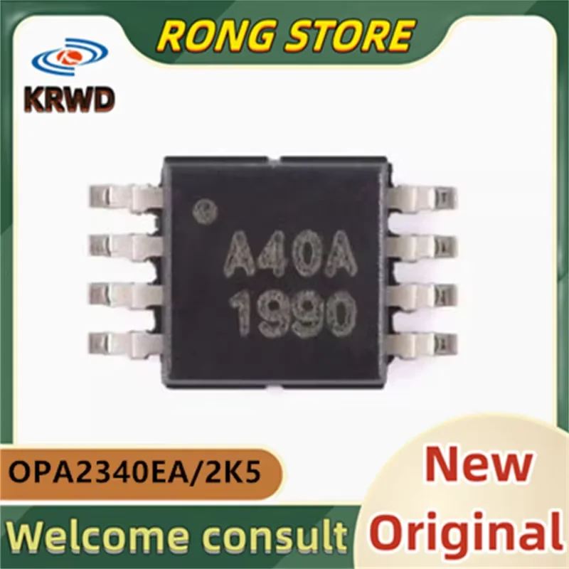 (10PCS）A40A OPA2340 OPA2340EA OPA2340EA/2K5   MSOP8 New and Original Chip IC