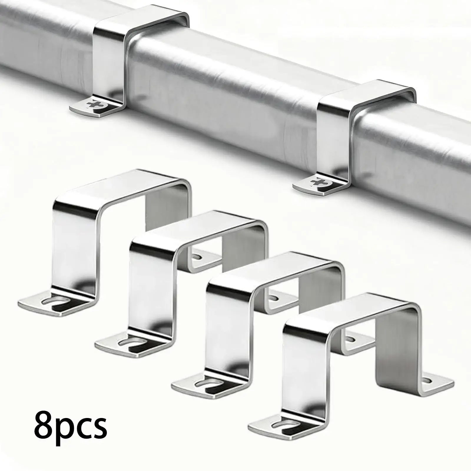 

Высокопроизводительный квадратный зажим для труб, кронштейн для соединителя трубки из нержавеющей стали для трубных фитингов 4 см x 4 см