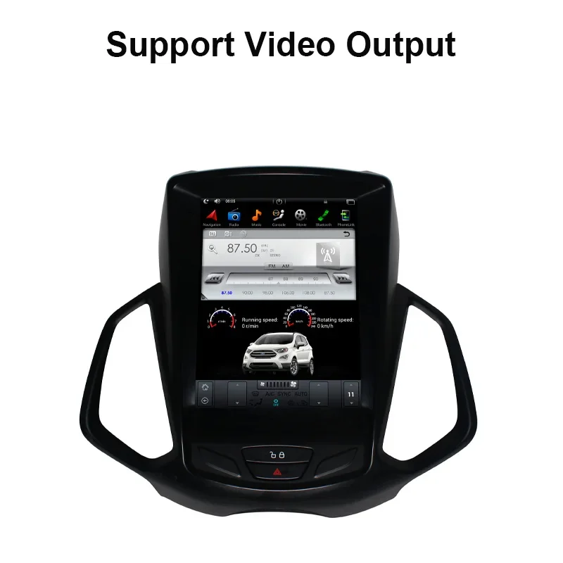 أندرويد 11 سيارة لتحديد المواقع والملاحة لسيارة فورد EcoSport 2013-(الجيل الثاني) تسلا نمط راديو تلقائي ستيريو مشغل وسائط متعددة