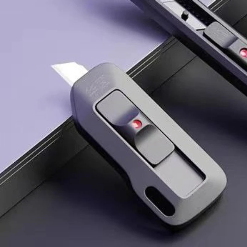 Mijia Stretch Utility Tool Paper Cutters Carbon Steel Pocket Tool with Safety Lock Handicraft DIY Office Gadgets Box Cutter New