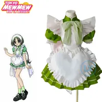 Anime Tokyo Mew Mew Midorikawa Retasu Cosplay Costume Green Maid Dress Activity Party Role Play Clothing Custom-Make