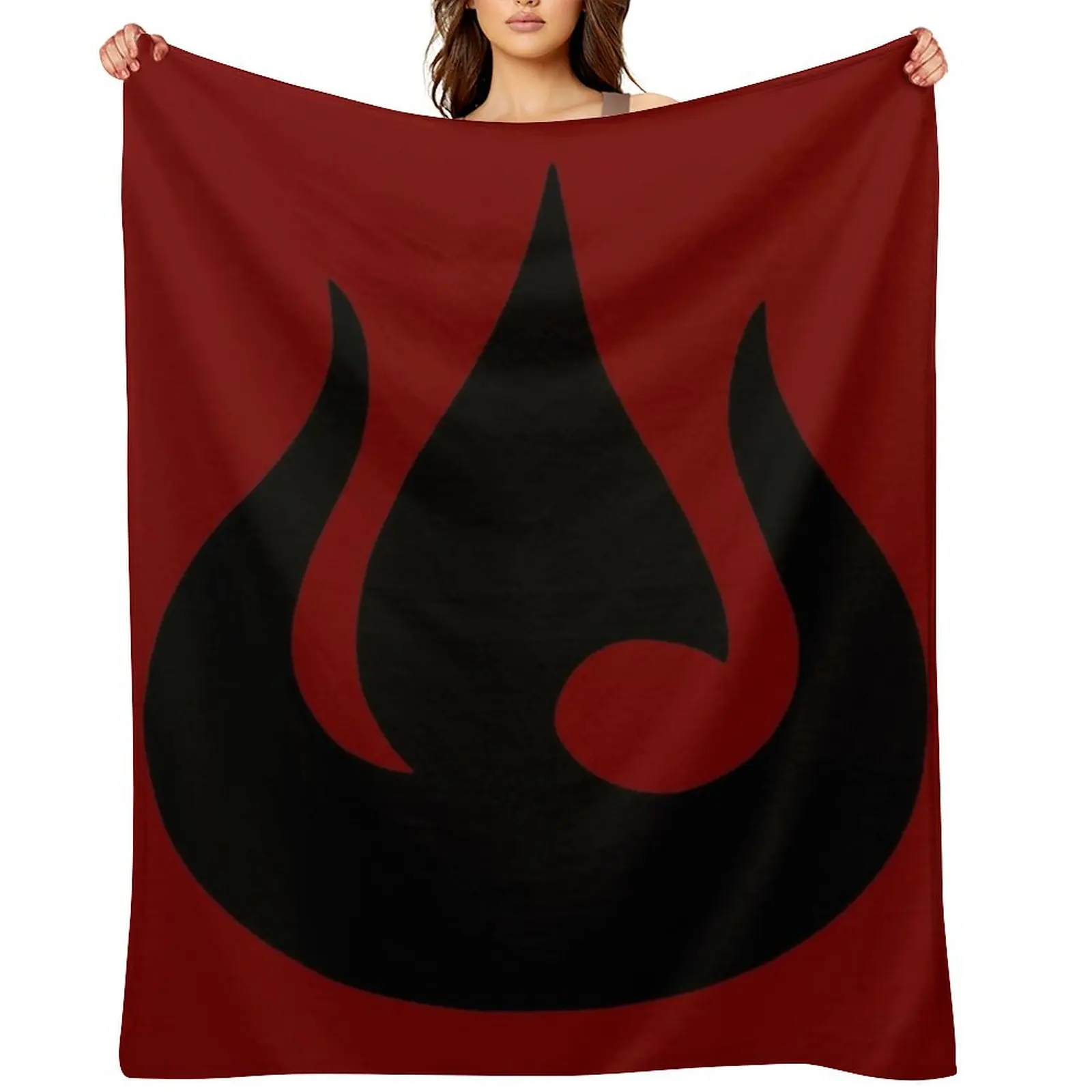 

Fire Nation Royal Banner Throw Blanket Decorative Sofa Multi-Purpose blankets and throws Blankets