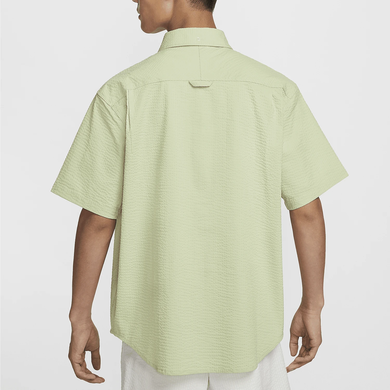 Nike Authentic Life Men's Short Sleeve Bubble Yarn Buckle Short Sleeve Shirt FN3223-371
