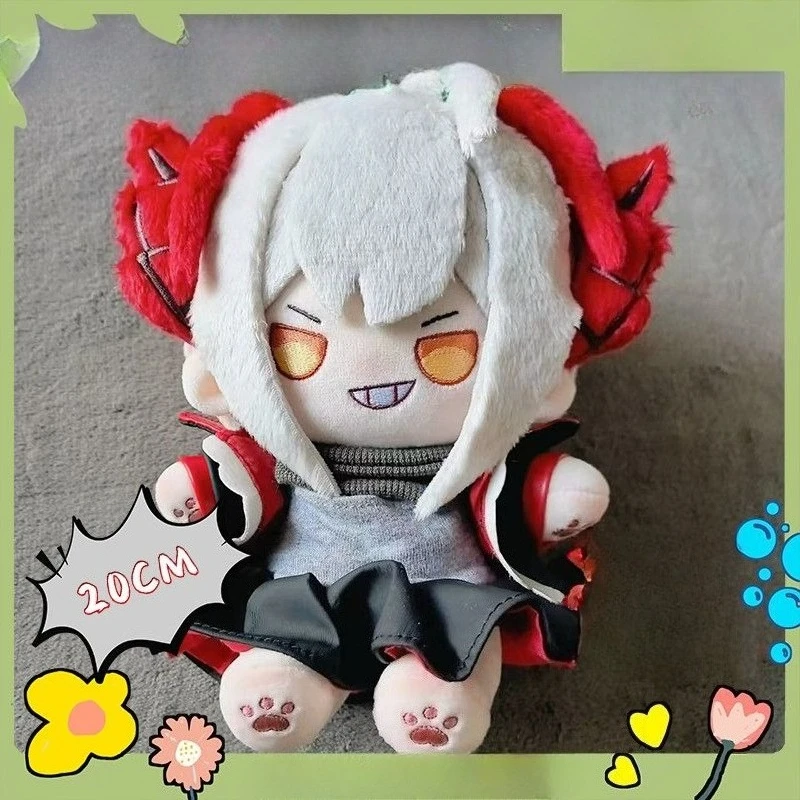 

20 см игра Arknights W аниме Kawaii косплей мягкая хлопковая кукла тело со скелетом мультяшное платье игрушечные фигурки коллекция фанатов подарок