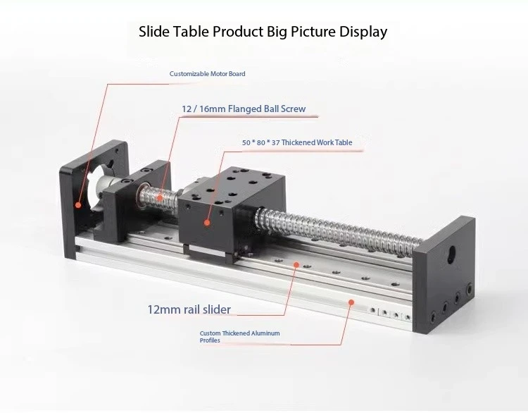 Dual-Axis Roller Screw Automation Module - CNC Cross Table for Medical Device Production