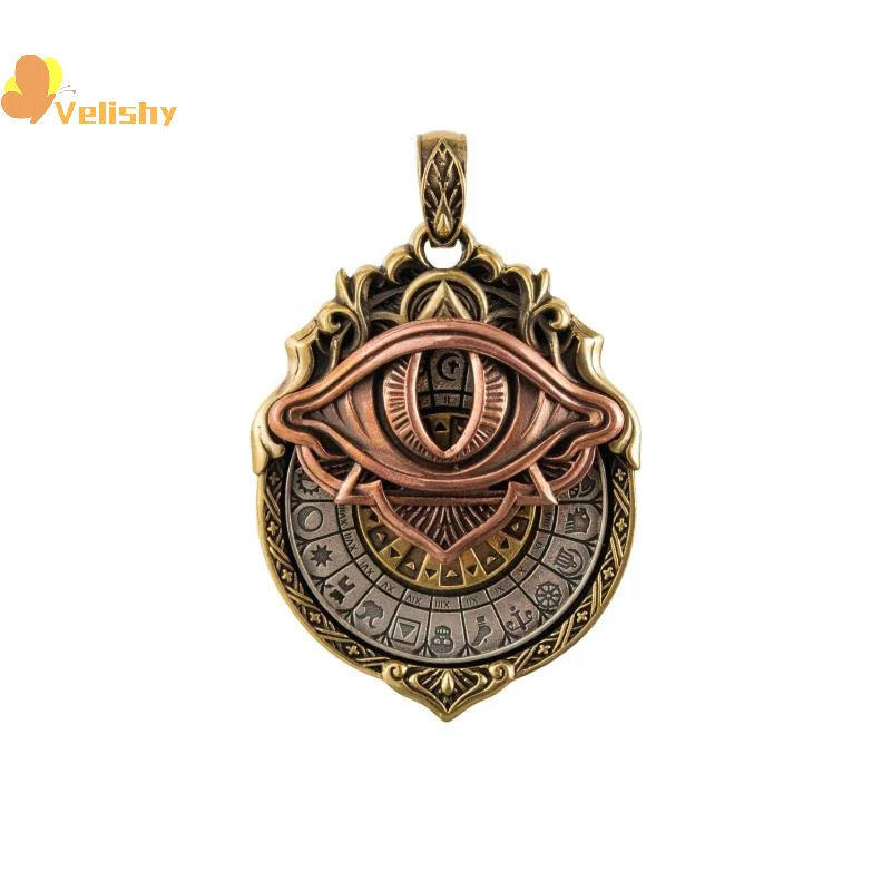 قلادة الرؤية - قلادة العين التي ترى جميعها، هدية مجوهرات التوجيه الروحي للعرافة الغامضة