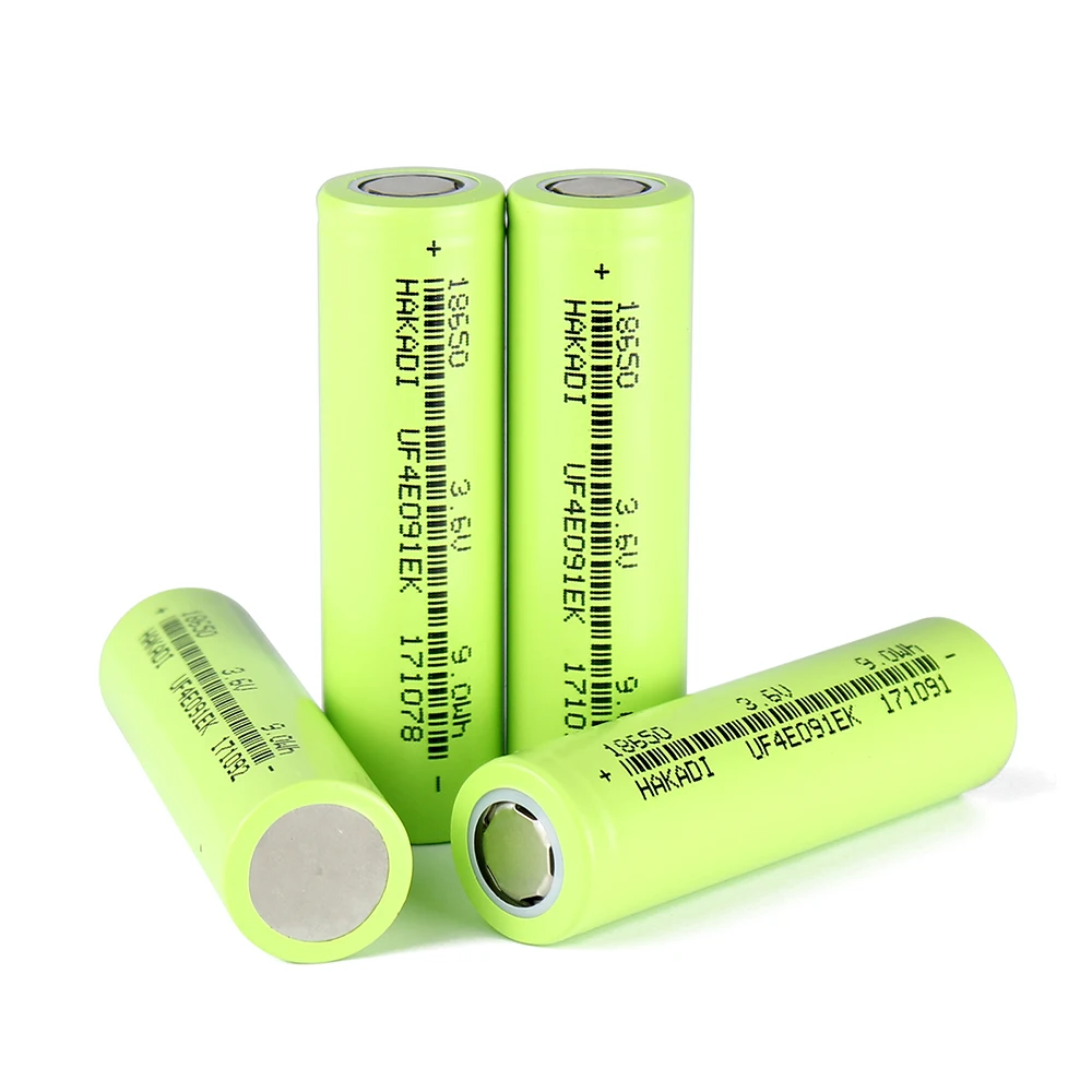 HAKADI 100PCS Rechargeable Lithium-ion NMC Batteries 3.7V 1500mah 2000mah 2500mah 2600 mah 2900mah 3000mah 3350mah 4800mah DIY