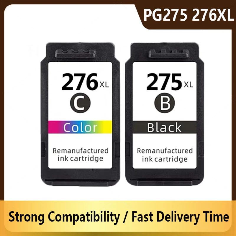PG-275 CL-276 PG275 CL276 PG 275 CL 276 XL Ink Cartridge for Canon Pixma TR4720 TR4722 TR4700 TS3520 TS3522 TS3500 Printer