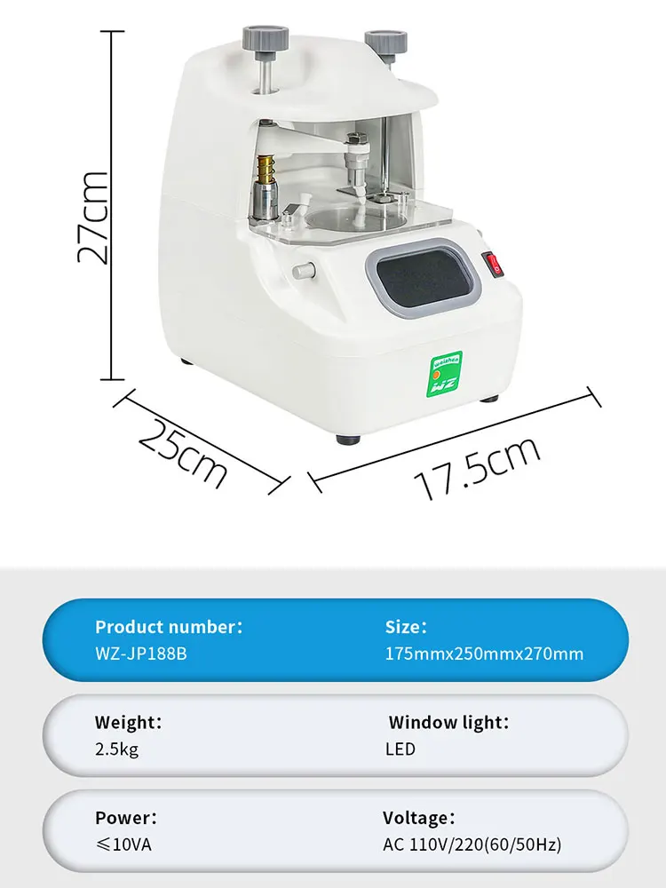 WZ-JP380B Lens Centering Blocker Machine low price optical shop instrument eyeglass precision and axial position quickly