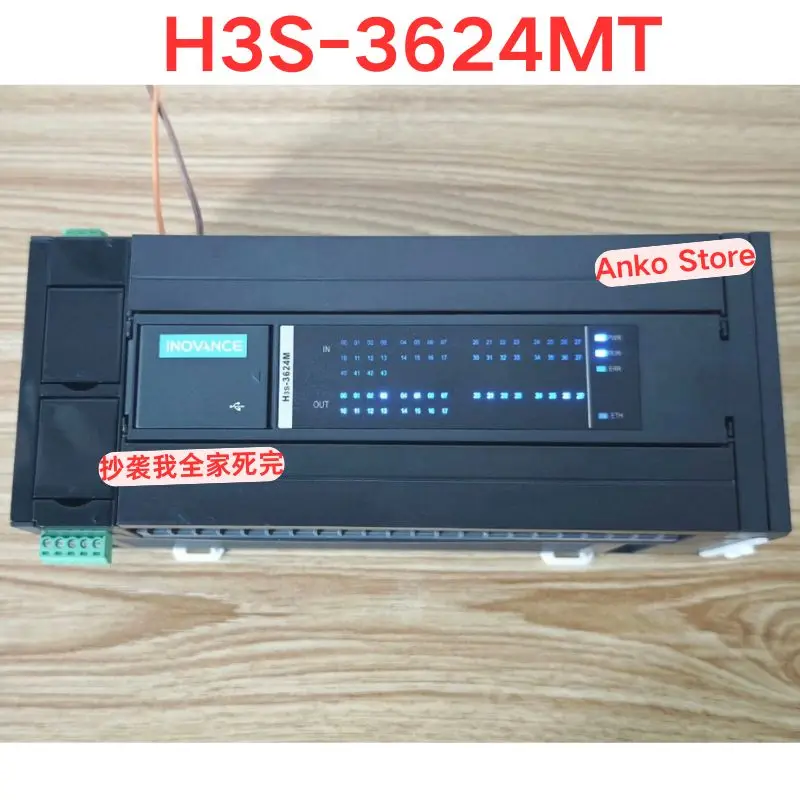 Second-hand test OK ，H3S-3624MT PLC controller