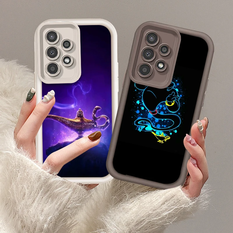 

Disney Aladdin Jasmine For Samsung A73 A71 A54 A53 A52 A51 A33 A32 A21S A14 A13 A12 A03 A04 A05 5G Eye Ladder TPU Phone Case