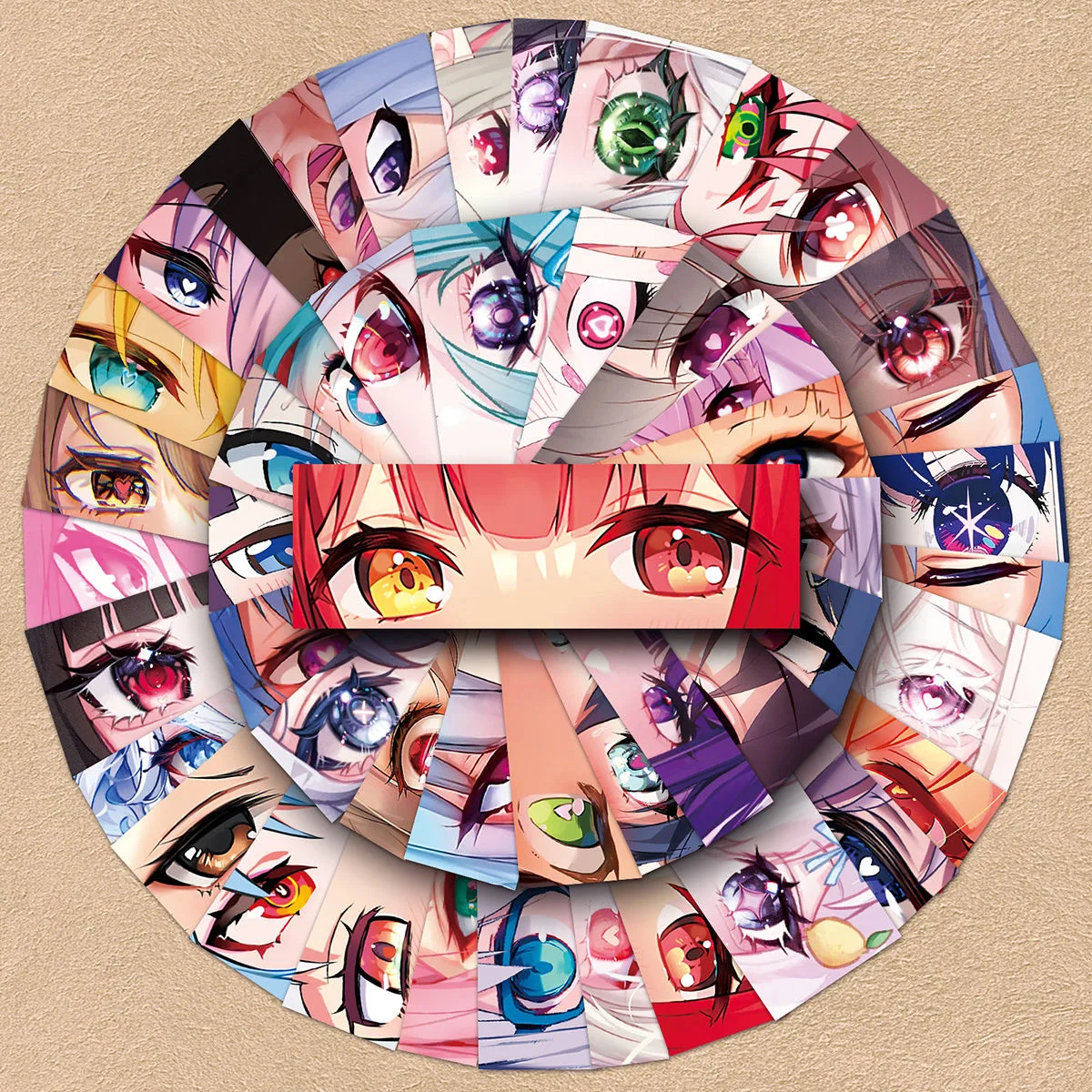 Косплей50, два юаня, анимация глаз, креативный ноутбук, украшение для мобильного телефона, водонепроницаемые наклейки из материала для компьютерного аккаунта