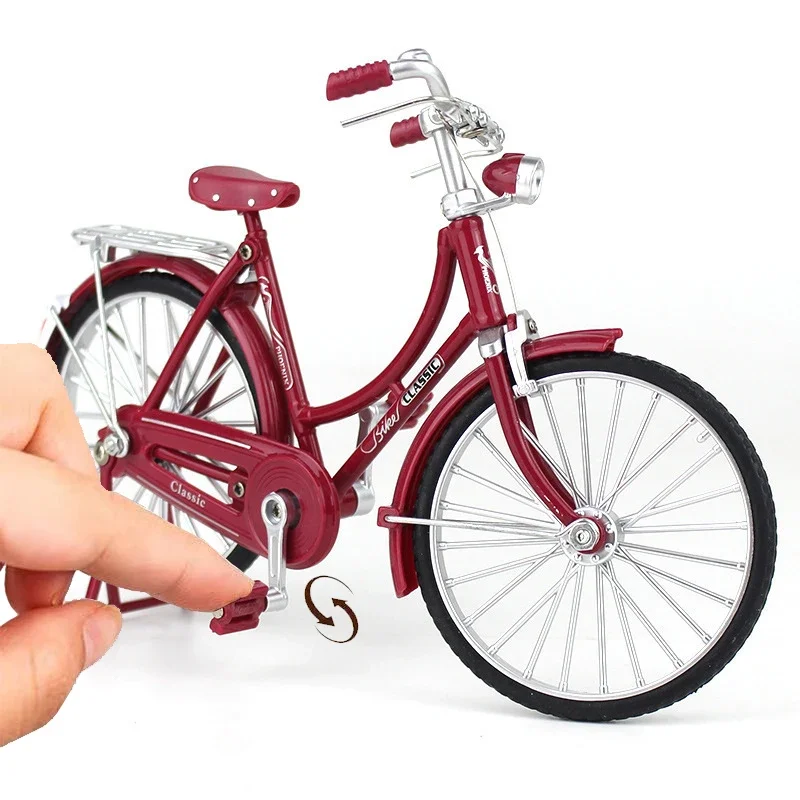 دييكاست المعادن فنجر سباق الدراجات الجبلية الكبار محاكاة مجموعة الهدايا لعب للأولاد نموذج دراجة صغير جديد سبيكة #6