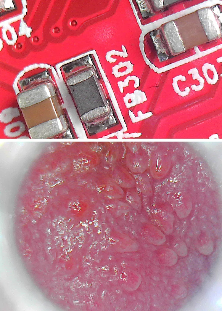 2MP 3 in 1 USB HD electron microscope HD digital electron microscope With bracket for mobile phone repair PCB welding enlarge