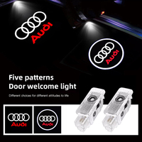 2Pcs HD Car Door Projector Welcome Lights Ghost Shadow Lamp For Audi A3 Q5 A1 TT R8 Q3 A8 A4 A5 A6 Q6 S3 Q2 S1 Q4 Q7 A7 SQ8 SQ2