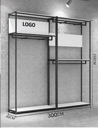 

Clothing store display rack clothing rack