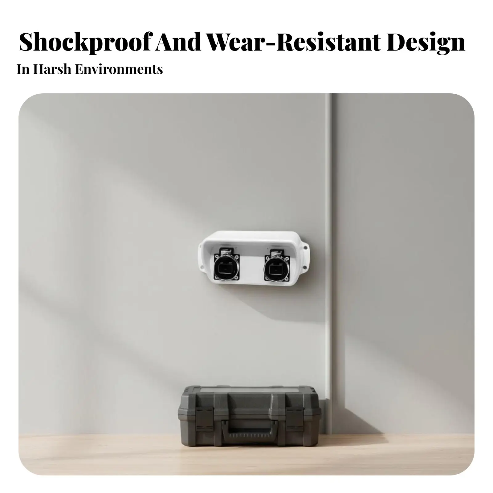 

Водонепроницаемый корпус для зарядной станции с двумя портами IP55, бокс для зарядного устройства электросамоката с двумя розетками