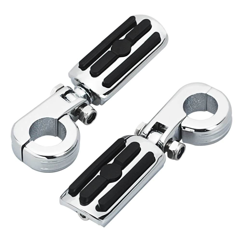 1-1/4" 32 مم دواسات قدم للطرق السريعة للدراجات النارية تركيب على واقيات المحرك مسند قدم لهارلي هوندا ياماها كاواساكي سوزوكي بي إس إيه ديفيدسون رود كينج ستريت جلايد داينا لو رايدر إس إكسسوارات الدراجات النارية