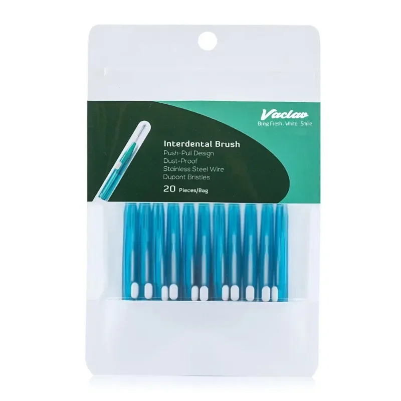 10/20Pcs Interdental Brush Floss Toothbrush Push-Pull Dental Toothpicks Tooth Socket Gap Cleaning Oral Residue Removal Oral Care