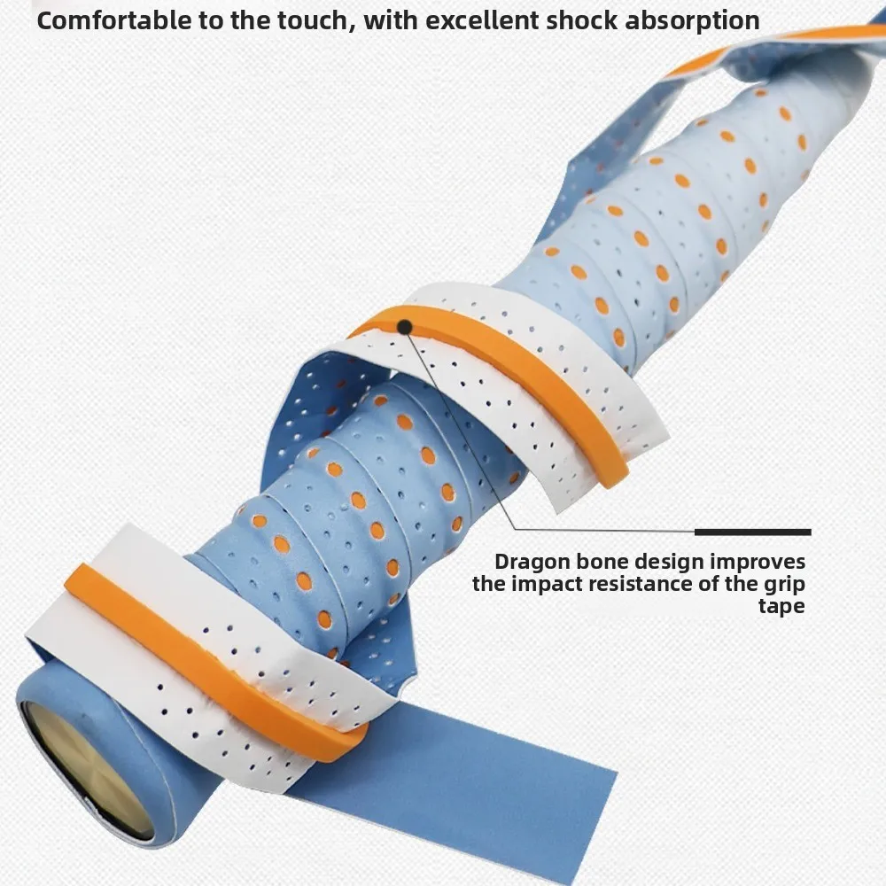 

Gradient Color Badminton Racket Handle Belt Two-tone Non-slip Sweat-absorbent Hand Glue Breathable with Perforated