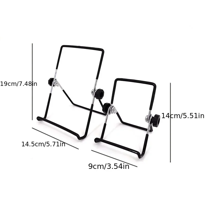 Tragbarer Metall-Tablet-Ständer, faltbarer Schreibtisch, flexibler Telefonständer für IPad, IPhone, Samsung, Huawei, universelle Arbeit, Zuhause, Reisen – Detail 4