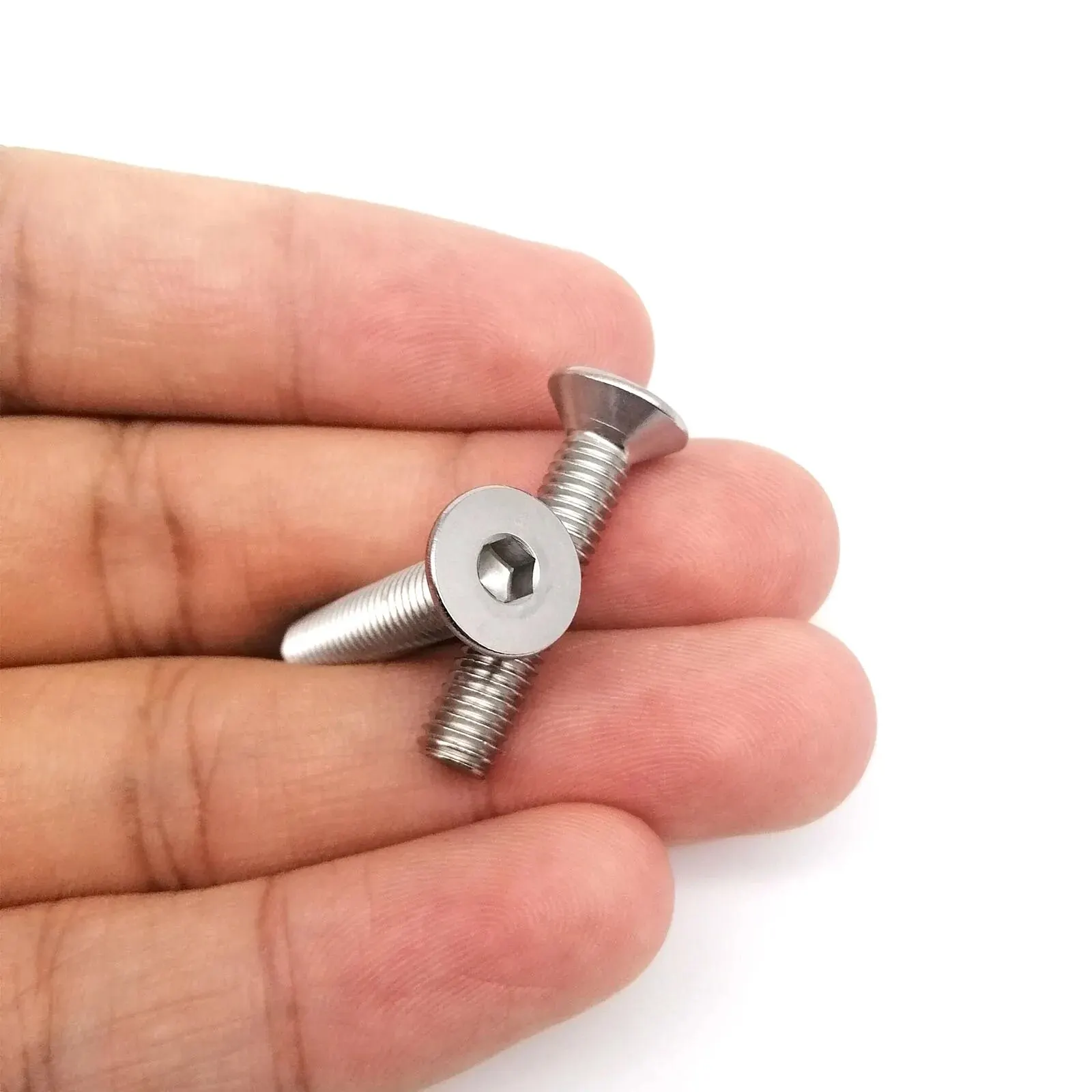 M2 M2.5 M3 M4 M5 M6 M8 Hexagon Hex Socket Head Flat Countersunk Allen Bolt Screw 304 A2 Stainless Steel Black Grade 10.9 Steel