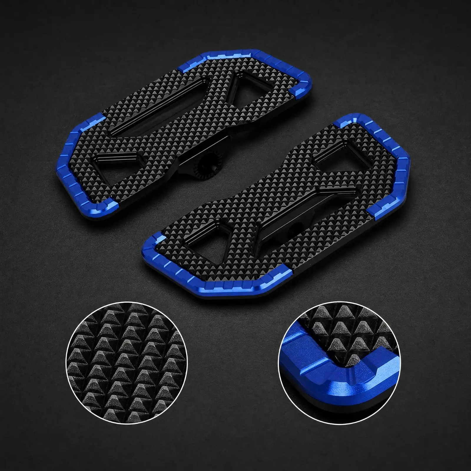 Aluminum Alloy Motorcycle Footboard Hinged Mount Front Pedal for Gold Wing GL