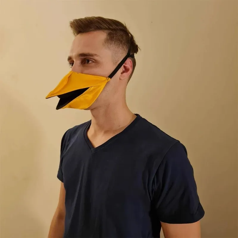 Birdbill mask cotton cloth anti-particle 3D three-dimensional warm and breathable duck bill shape