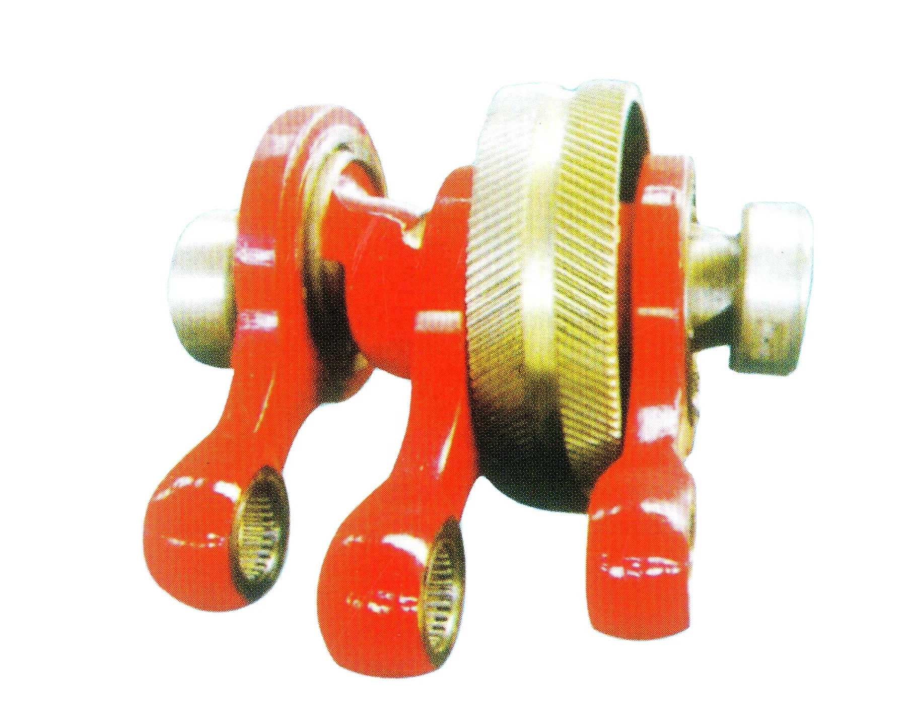 API 7K Forged Crankshaft Assembly 42CrMo Alloy Steel 2800 N m Torque for F-1300 Drilling Mud Pump Oilfield Equipment