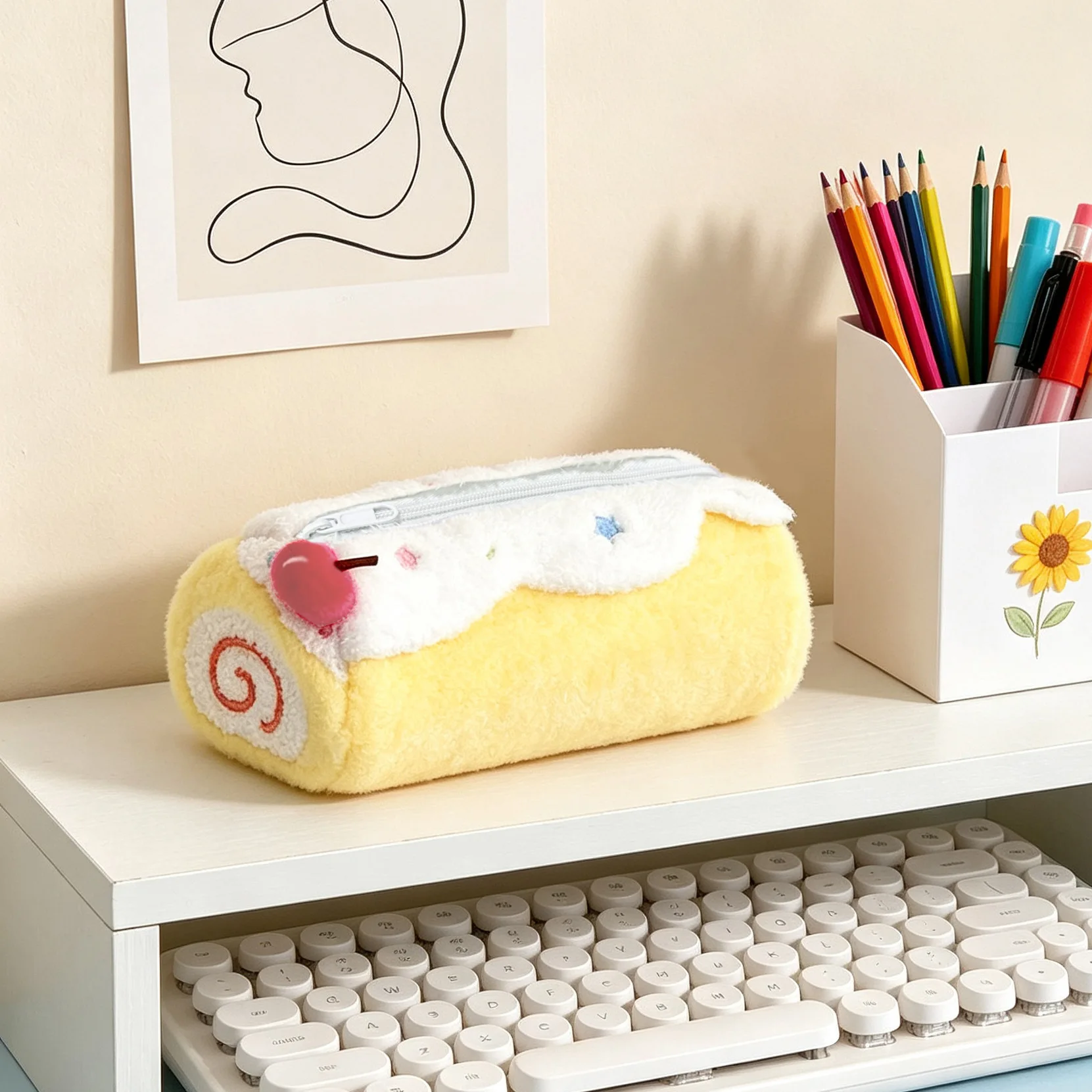 Estuche de Lápices de Peluche - Women'S Vanity Accessories reseña y precio