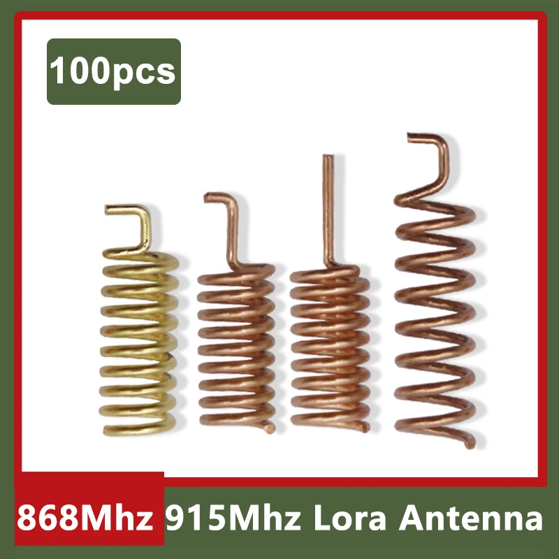 100Pcs High Gain 868Mhz 915Mhz Lora Internal Coil Antenna Omni WiFi Built-in Helical Aerial Signal Booster Wireless Network Card