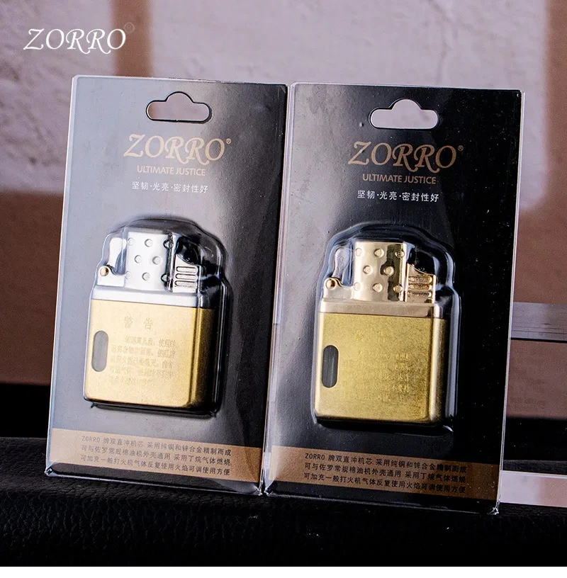 Zorro Original Butangas-Einsatz-Bewegungszubehör Ersatz-Innenfutter Winddicht Einzel- und Doppelstrahl Transparent Sichtbares Gas – Detail 8