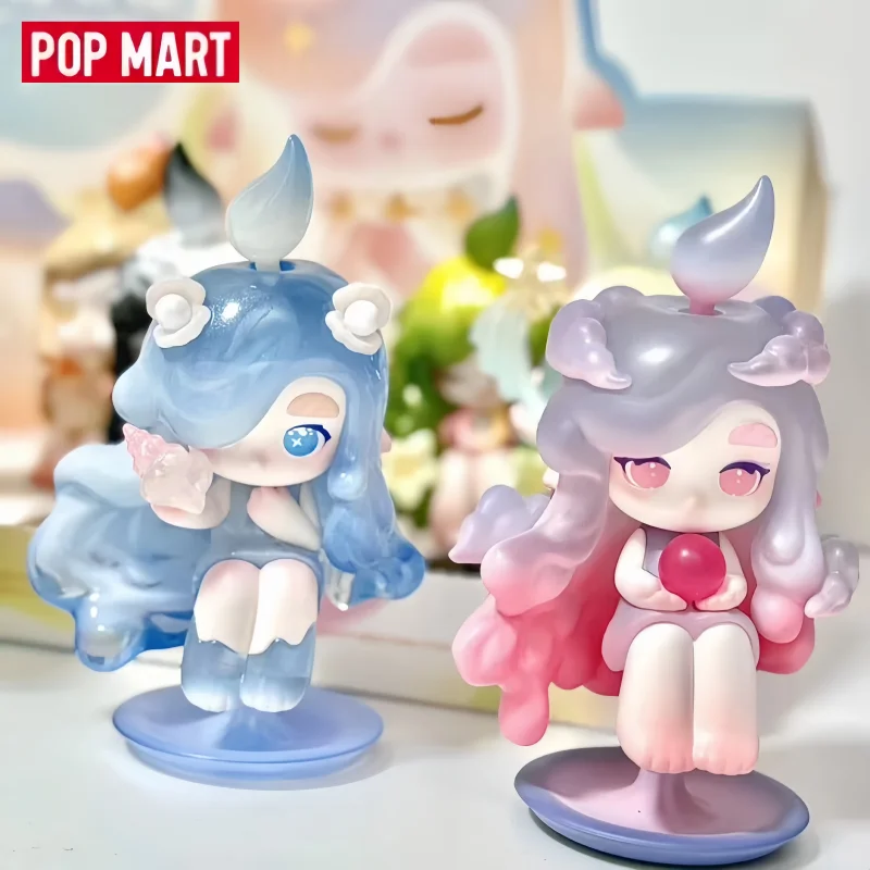 Hot Authentic Popmart Chaka Chasing Light Elf Collectible Figure Cute Toy Blind Box Creative Display Piece Trendy Plaything Gift