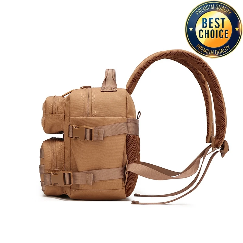 Nuovo zaino da trekking da campeggio Tactical Molle 900D borsa da scuola per uomo e donna zaino da palestra all\'aperto con doppio portabicchieri