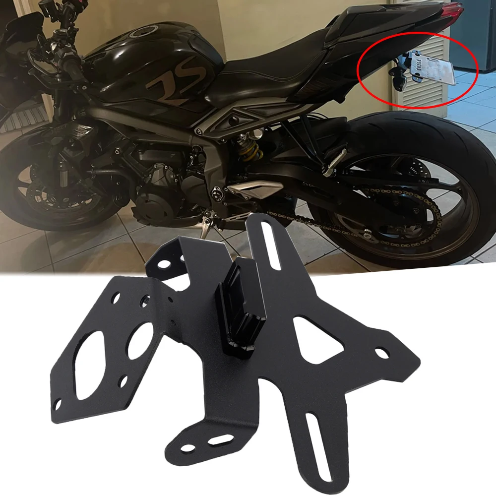 Für Triumph Street Triple 765RS 765R Kennzeichenhalter Halterung Heckfender Rücklicht Motorradzubehör 765 RS R 17-2025