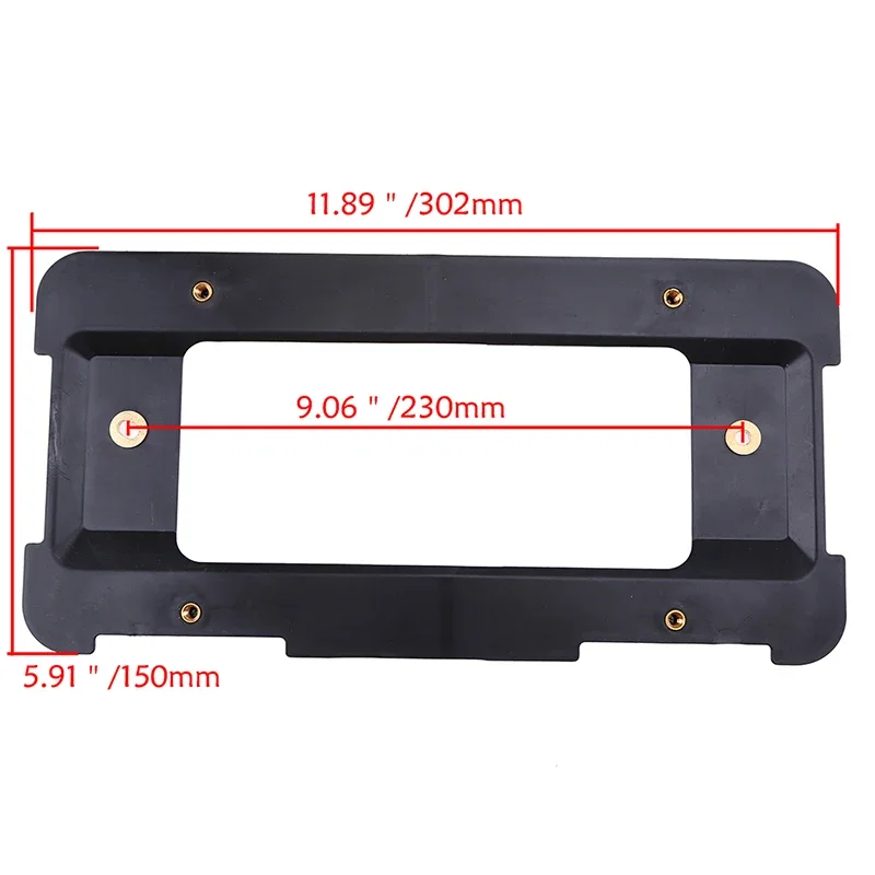 POSSBAY License Plate Mount Frame Tag Holder Shield Cover Bracket for BMW Number Plate Frame Fit European Imported Car