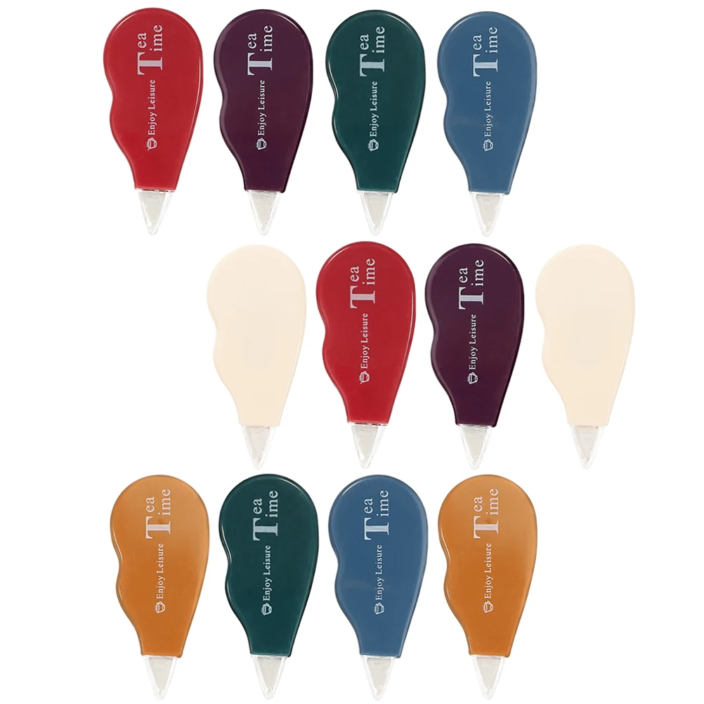 

12 Pcs Correction Tape Set Tape School Supplies Student Accessory Compact Double Headed Instant Safe H written Art