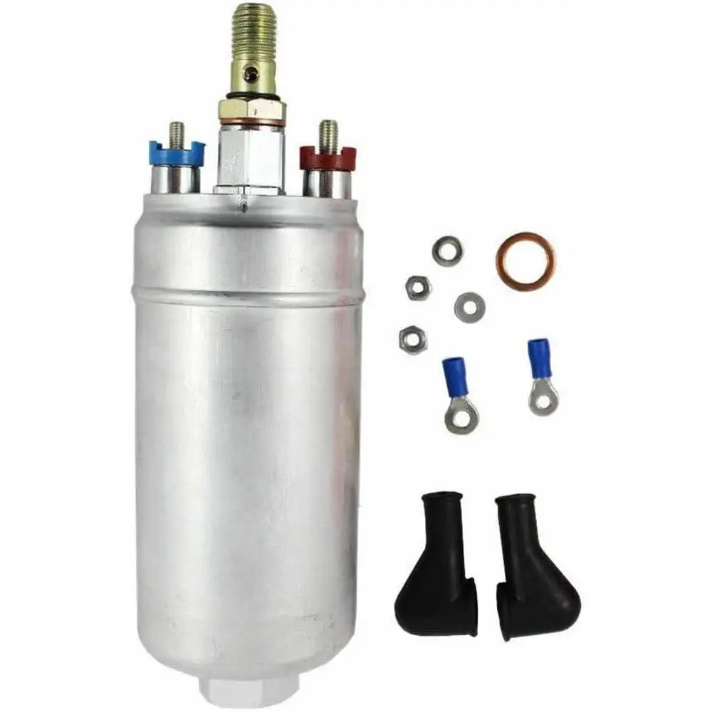 1Pcs Fuel Pump For BMW E30 E36 E46 M3 M5 330i 0580254044 60mm 12V 75 PSI Silver Premium Material Car Accessories