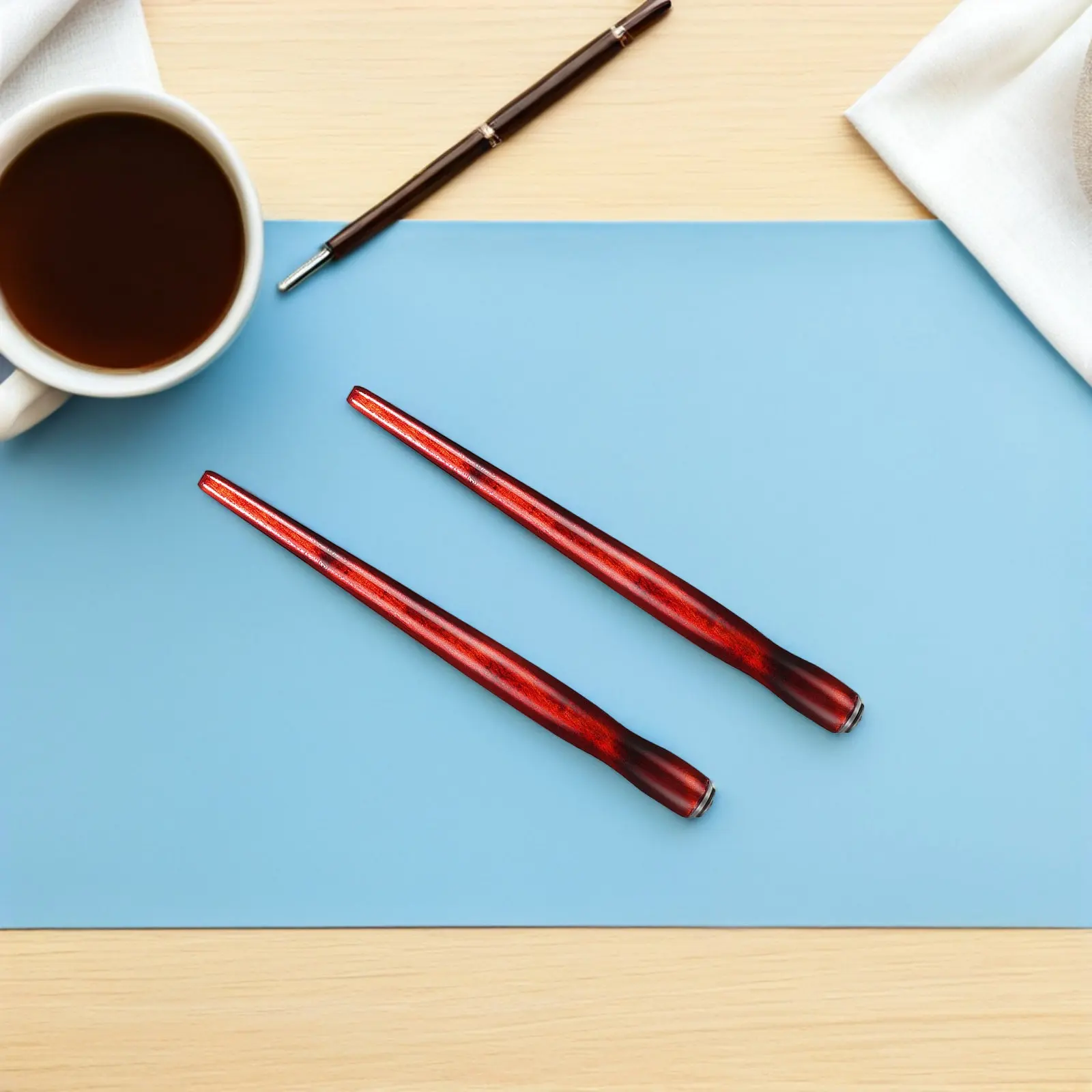 

8Pcs Dip Pen Holders for Writing Drawing Precision Wood Handle Comfort Grip Long Session Art Craft Calligraphy Nibs Holder