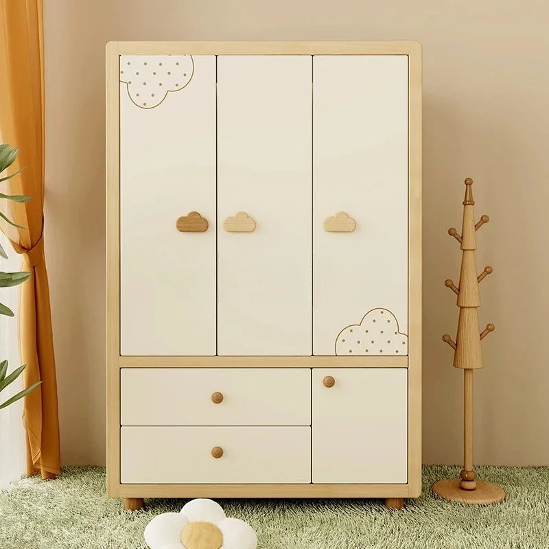 

Tree house castle log floor cabinet original design wooden wood storage wardrobe