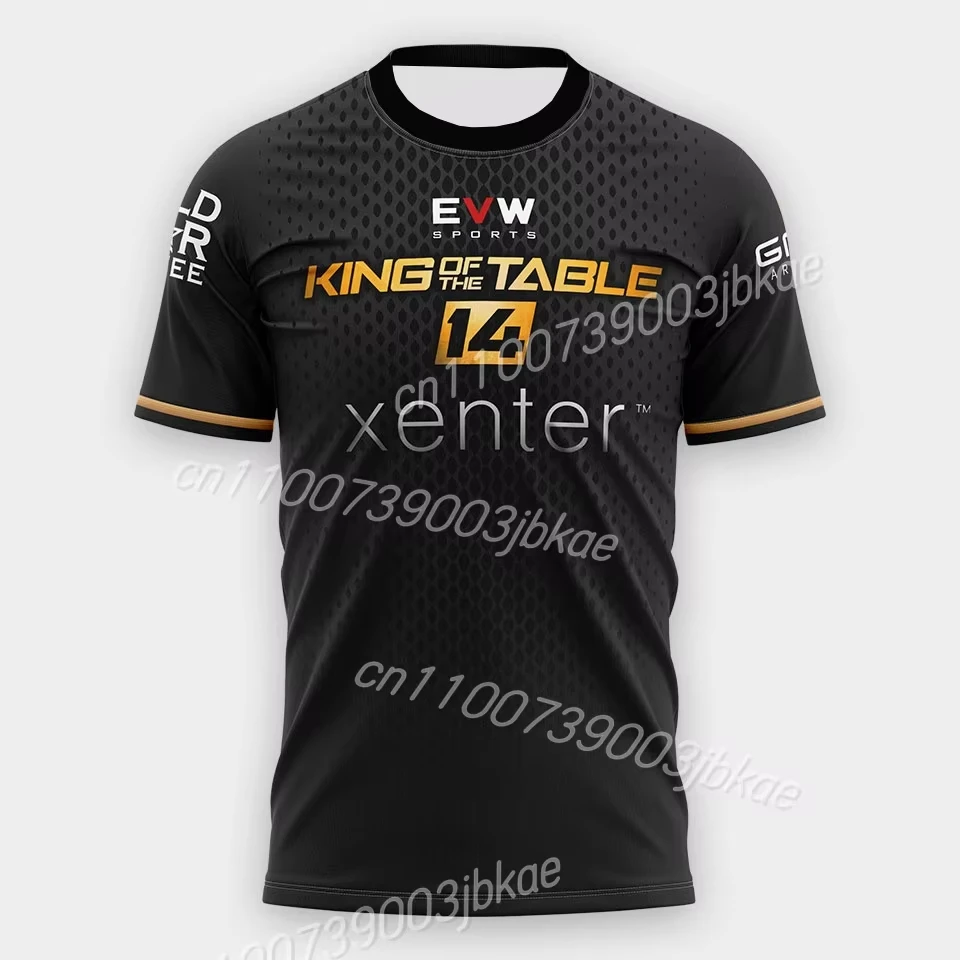 

Мужская футболка New Arm Fan King of the Table 14, Джерси для тренировок на запястье, фитнес-одежда для матчей, удобная детская футболка