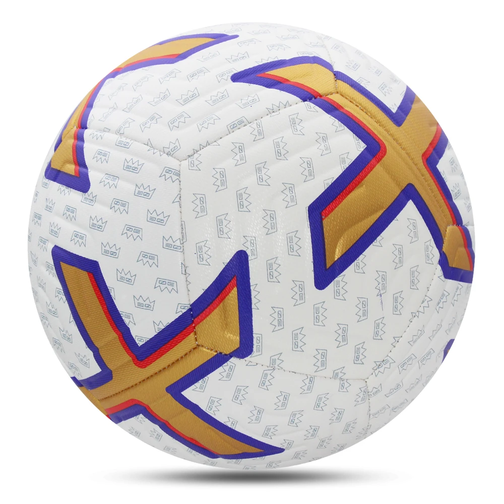 新しいサッカーボール標準サイズ 5 ミシンステッチボール PU 素材スポーツリーグマッチサッカートレーニングボール futbol voetbal