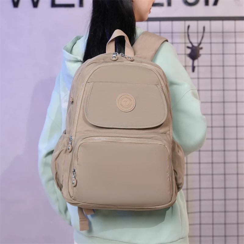 

Backpack Women's Korean Fashion Oxford Cloth Women's Bag Waterproof Nylon Cloth Casual Shopping Women's Travel Backpacks Mochila