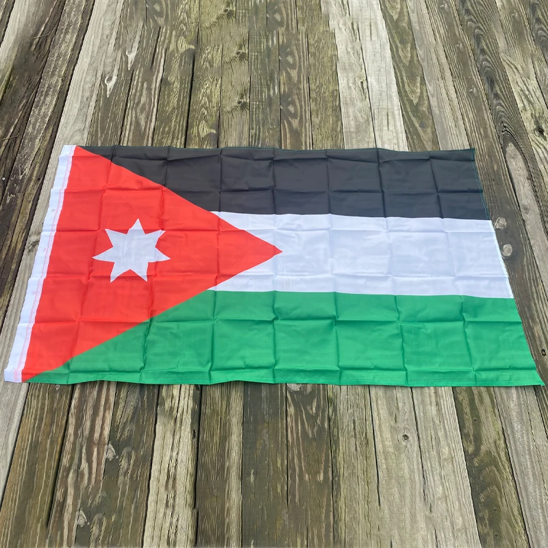 Jordan Flag 90x150cm High Quality Polyester Fiber 3x5 Feet Hanging Decorative Flag Banner