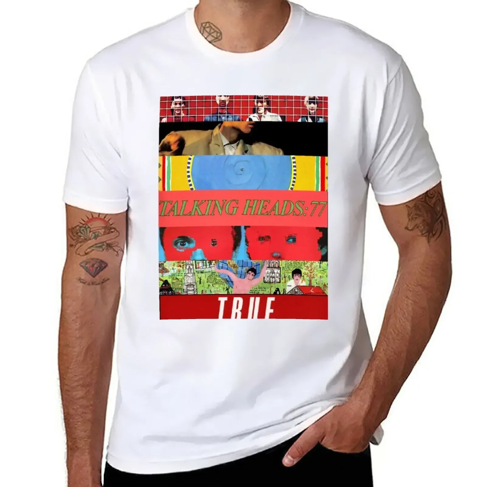 Talking Heads - Albums T-Shirt anime figures sweat funny t shirts for men
