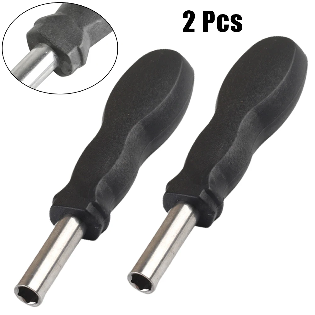 Hex Screwdriver Handle Portable Plastic Screwdriver Handle Suitable For 6.35mm Shank Screwdriver Bits Practical Repair Hand Tool