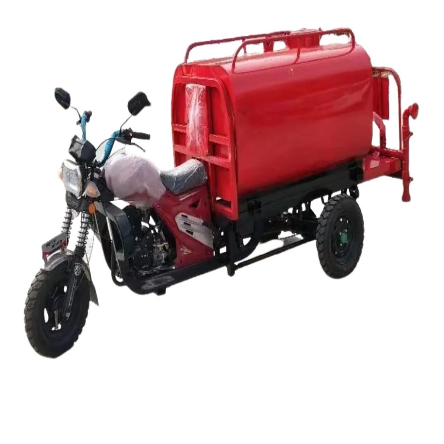 

Landscaping Irrigation Truck 0.85T Construction Site Dust Spray Truck Sanitation Tricycle With Fog Machine