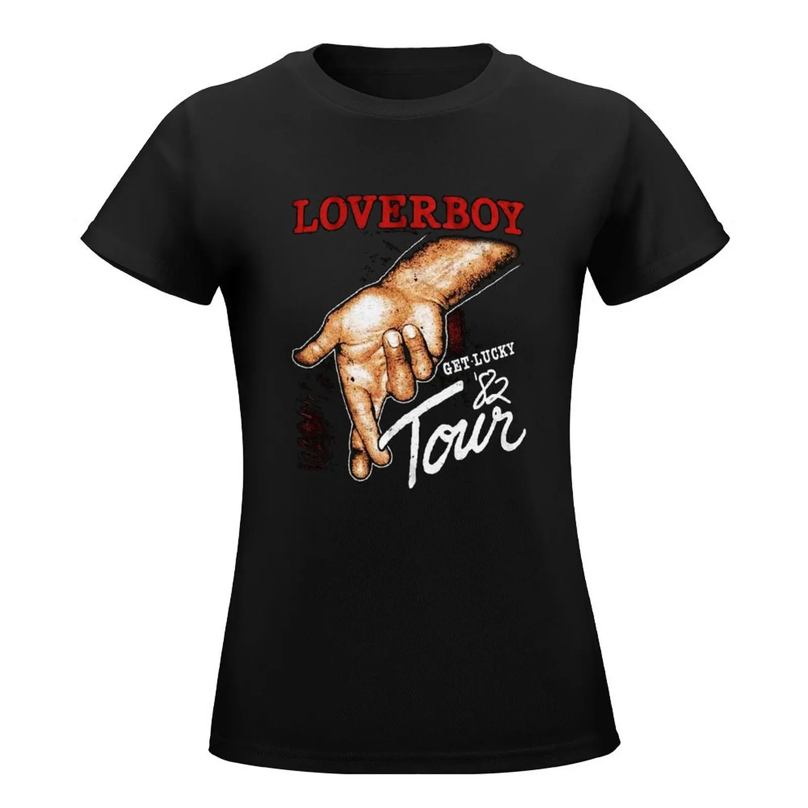 Best epic loverboy get-lucky and tour T-Shirt animal print shirt for girls Short sleeve tee summer top ariat shirts for Women