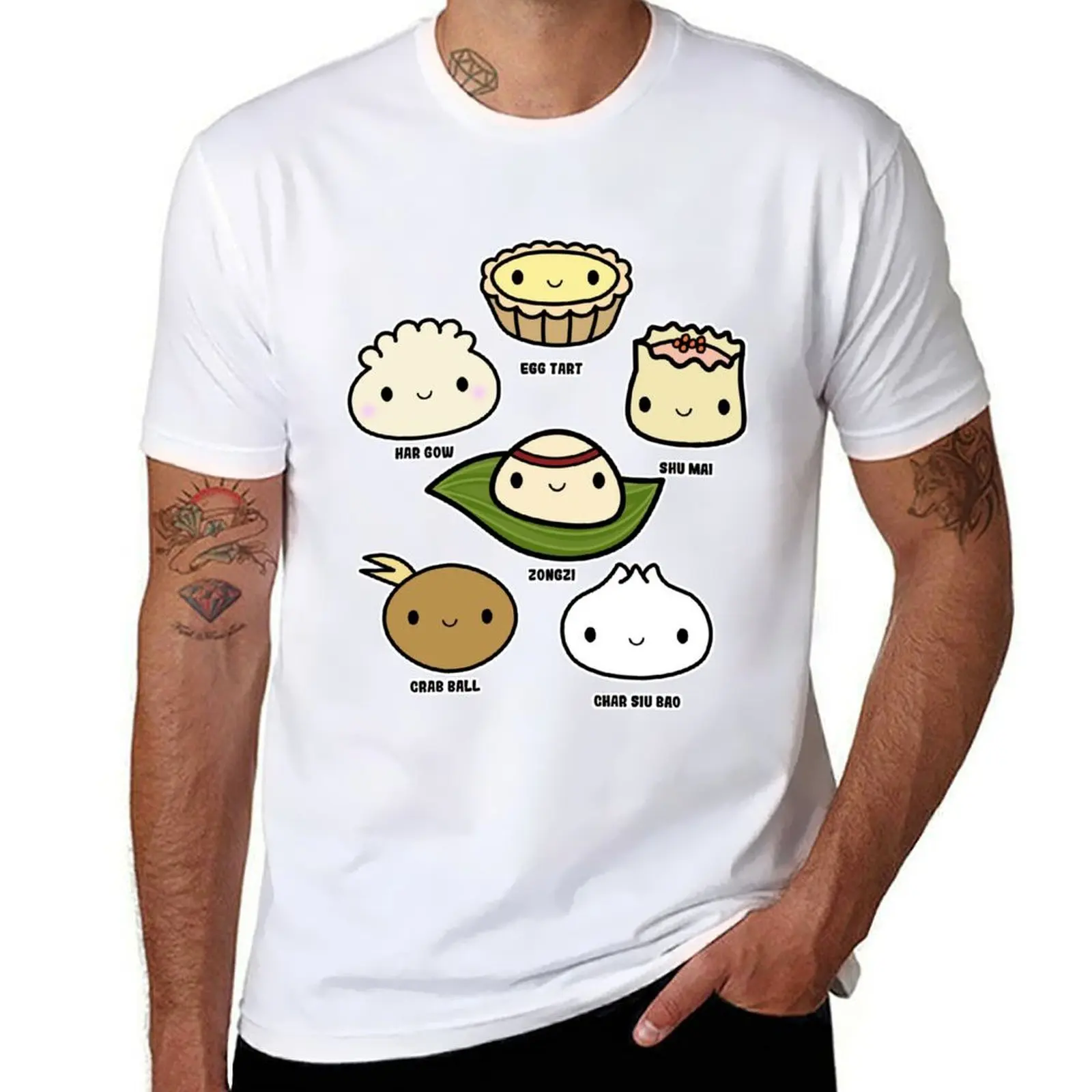 

Dim Sum Friends T-Shirt cotton t shirts man 100% anime t shirts for man T-Shirt