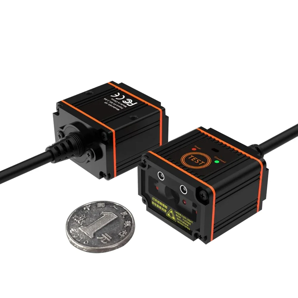 

Промышленный сканер Rakinda RK4000 2D для фиксированного монтажа, модуль QR, IP65, для сканирования движущихся кодов на производственной линии